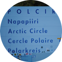 Am Polarkreis bei Jokkmokk